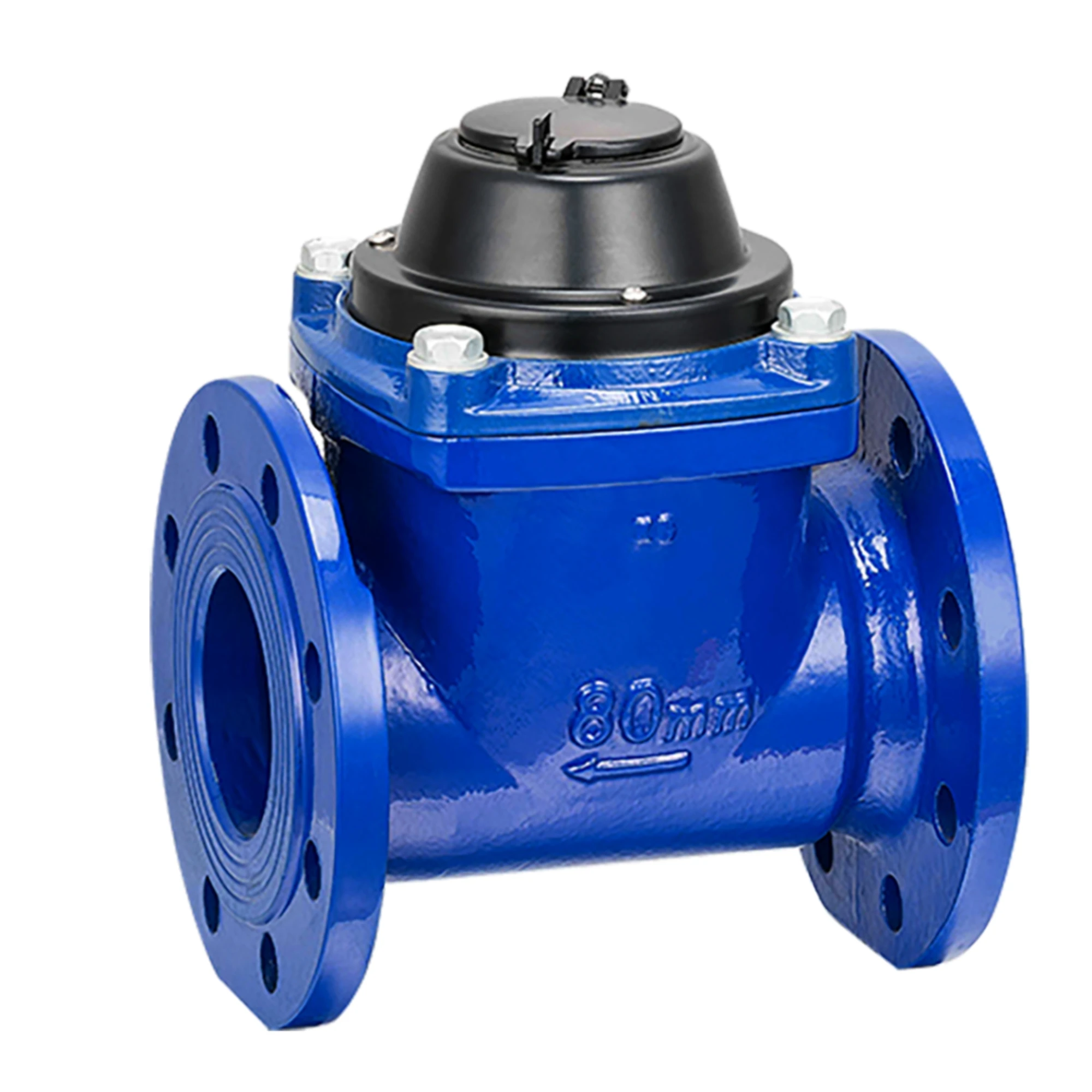 Removable Element Woltman Cold Hot Bulk Water Meter Seals Flange Ends Dry Type 50mm-300mm