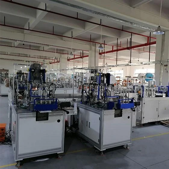 manufacturing 2d 3ply ffp3 ffp2  full elastic 1860 cup face mask making machine