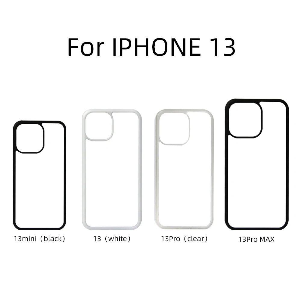 Subbank Wholesale 2D Sublimation Blanks for Iphone 13 Pro & Pro Max PC Plastic Mobile Phone Cover Cell Phone Case