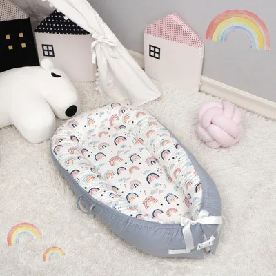 Baby Lounger  Baby Nest and Baby Bassinet Portable Ultra Soft Breathable Newborn Lounger Crib  Perfect for Co-Sleeping