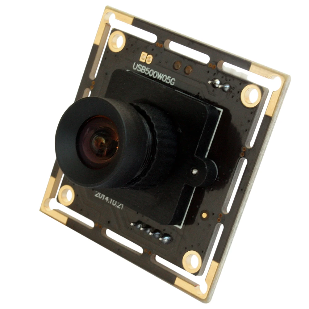 ELP 5MP USB Camera Module Aptina MI5100 CMOS Sensor with No Distortion Lens for QR Code Reading/Bar Code Reading