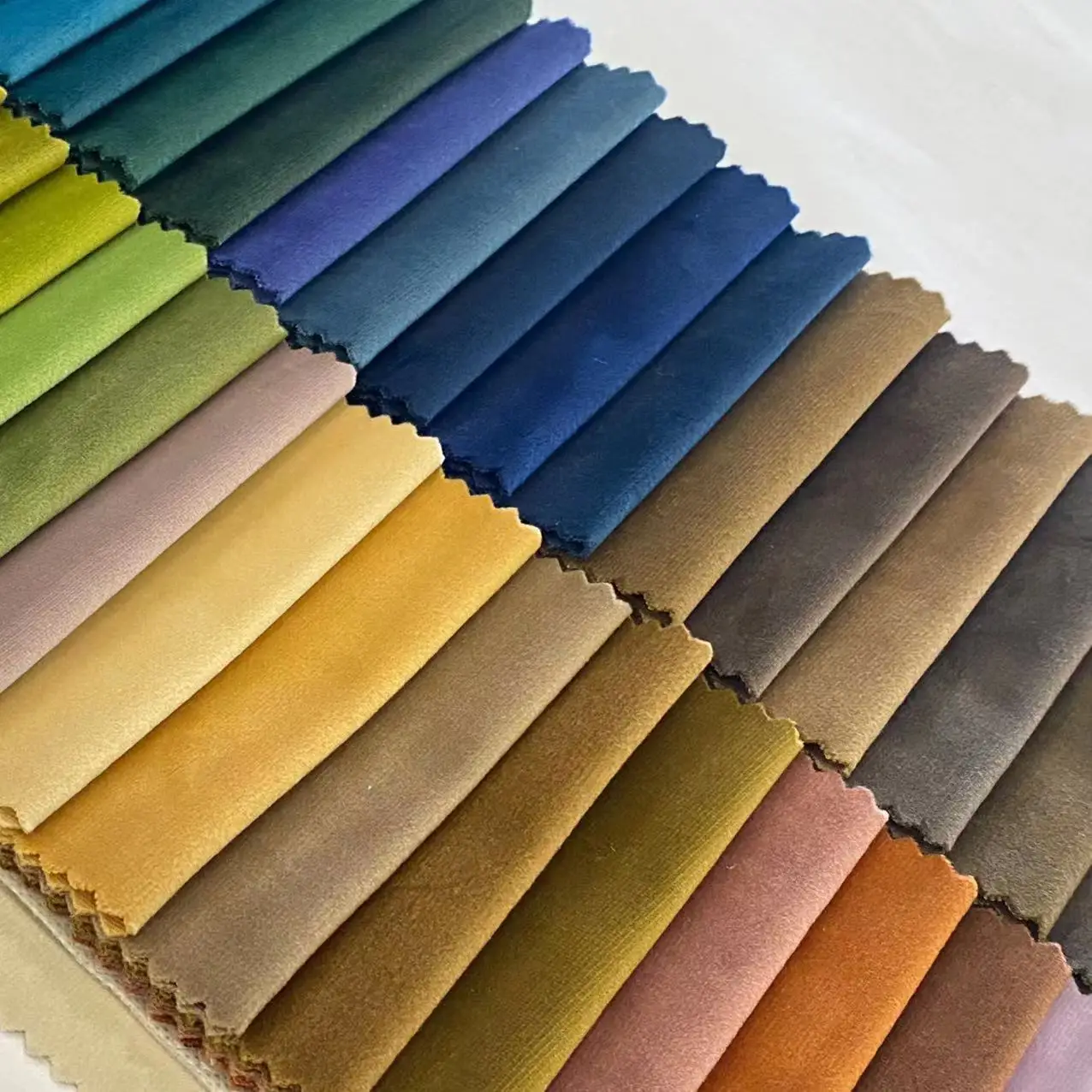 Sofa Fabrics Upholstery Cheap Price 100%Polyester Plain Holland Velvet Furniture Fabric Velour Fabric For Curtain