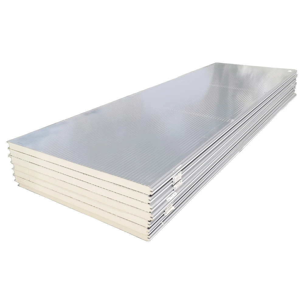 PUR/PIR/Rock Wool Insulated Wall/Roof Panel Sandwiched by Corrugated Plate