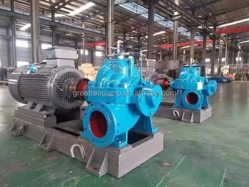 ES High Quality Capacity Head Impeller Lister Electric Axially Water Farm Horizontal Double Suction Split Pump