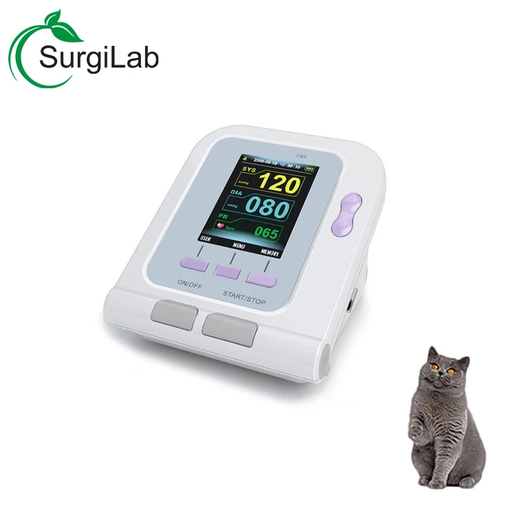 Veterinary Digital Blood Pressure Monitor Vet Sphygmomanometer For Pets Animal Clinic