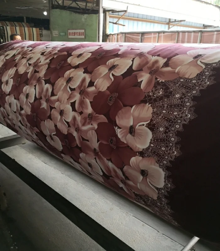 wholesale woven fabric different kinds of fabrics with pictures printing for bedding