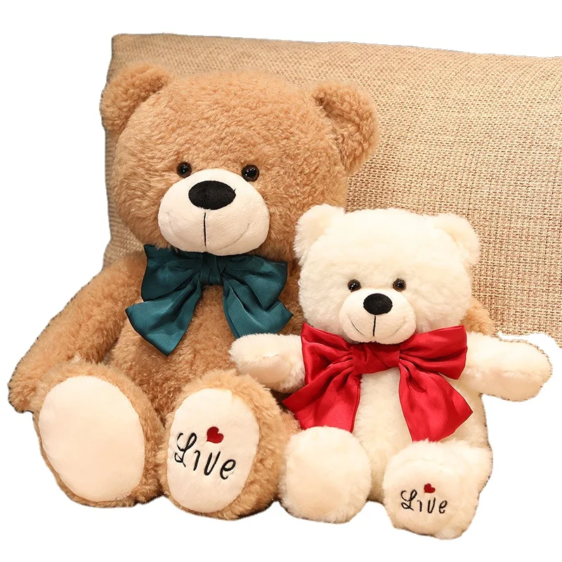 Kids Girl Gifts Teddy Bear Wholesale Plush Love Valentine Day Gift Toy Soft Stuffed Plush Teddy Bear