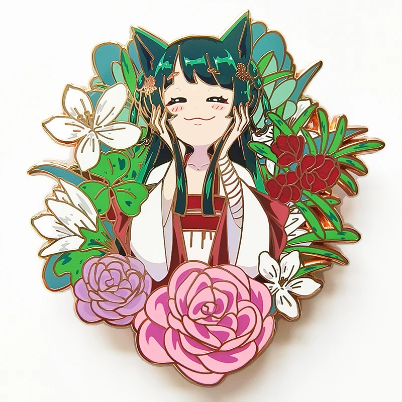 Kunshan Splendid Craft Factory No Minimum Glitter Brooch Anime Hard Enamel Pin Soft Lapel Badge Manufacturer Custom Enamel Pin