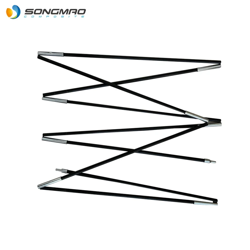 High quality custom  carbon fiber telescopic tent pole