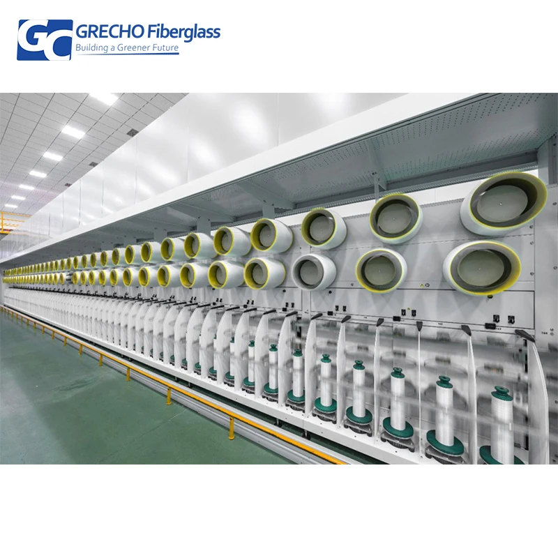 GRECHO 200GSM 400GSM 600GSM C Glass Fiber Fiberglass Roll Woven Roving Cloth For Automotive Parts