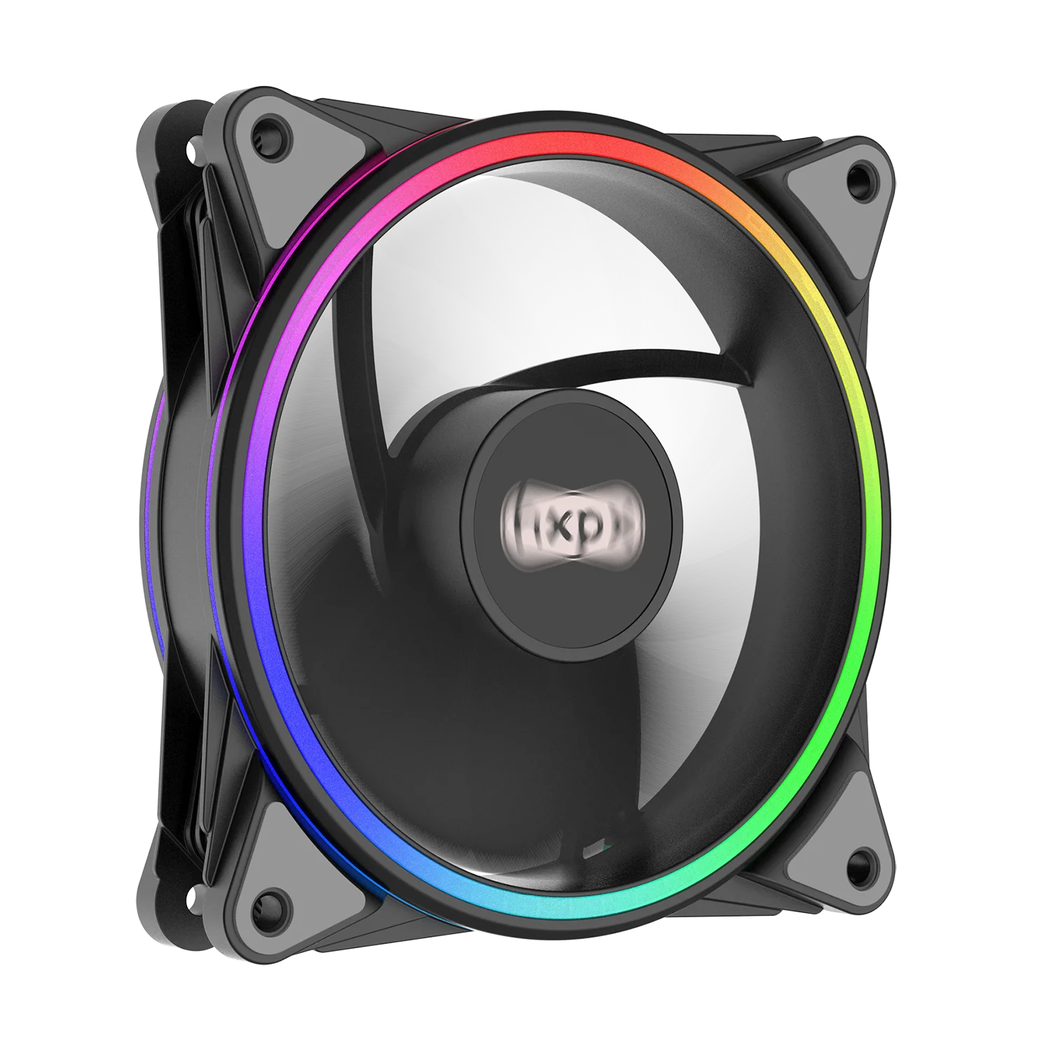 OEM Custom 4 Apertures F- FA12 ARGB Fan PcPWM 4PIN CPU Cooling Fan  light circle MB Sync Control LED Case Fans lil heatstick