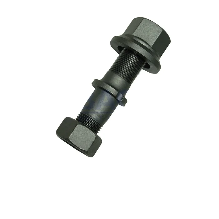 High Strength Wheel Bolt Cold Forged Steel Wheel Stud for BPW Dacromet Double Head 114mm Long Nut And Bolt