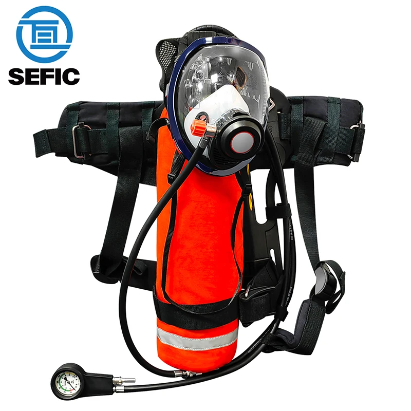 6.8L 9L 12L SCBA портативный пожарный кислородный дыхательный аппарат заводская цена