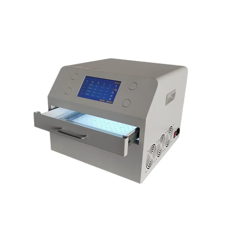 LED UV Debonding Drawer box 4/6/8/10/12 inch UV wafer cutting degumming machine