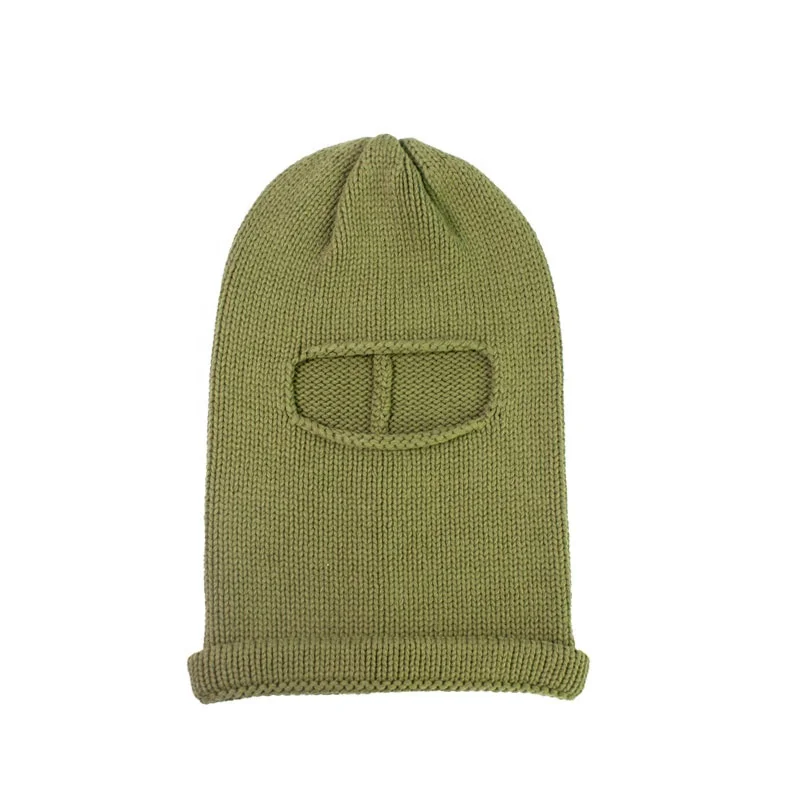 BSCI 1 Hole Fold Winter Mask Cotton Balaclava Custom Cheap Balaclavas with Full Wholesale High Quality Knit Custom Ski Mask