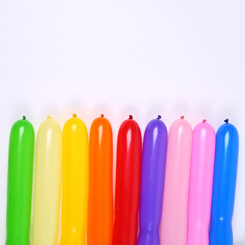 100 шт./лот латексные Длинные Воздушные шары, спиральные шары, волшебный Воздушный баллон для моделирования, украшение на день рождения, свадьбу, вечеринку