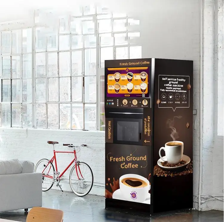 Fully automatic instant public vending coffee machine coffee tea hot chocolate coffee-capsule