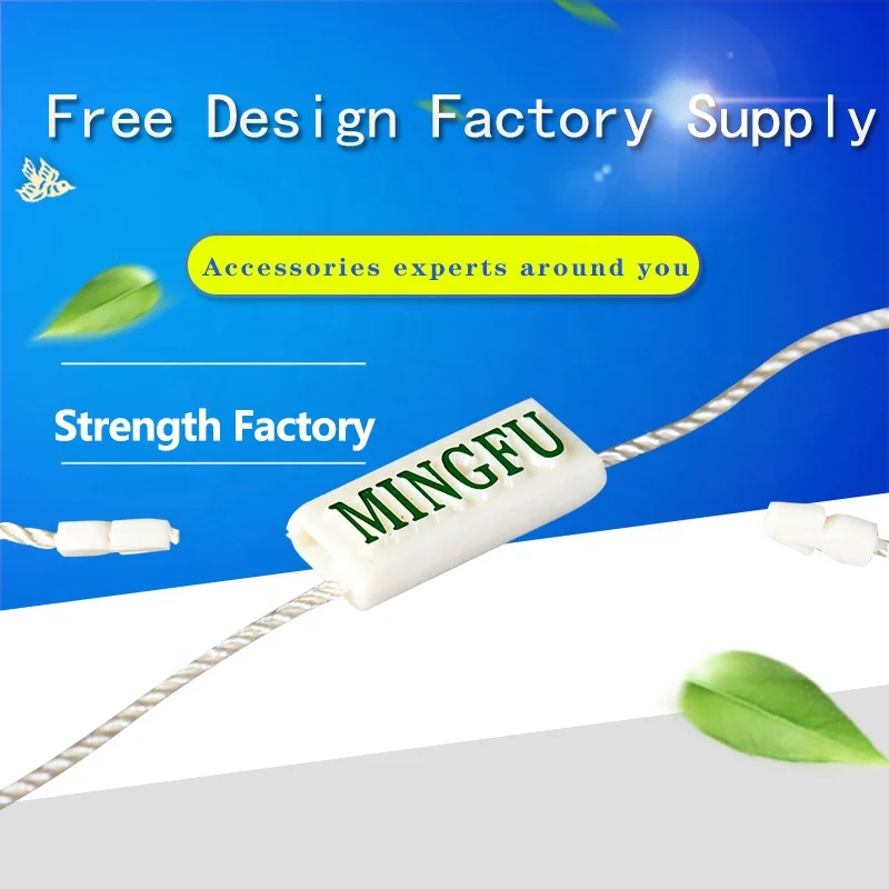 Customized design of clothing accessories clothes lanyard printed pattern marks  plastic tags