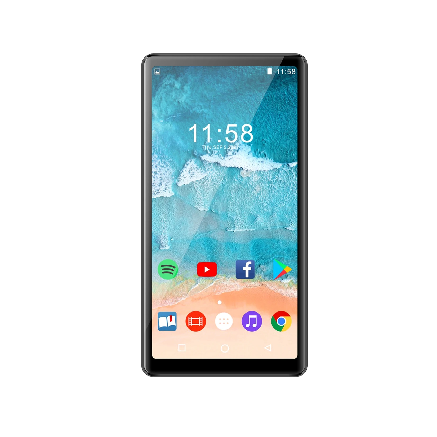 Customizable 5-inch portable high-definition touch screen to play movies videos and music online MP3 player