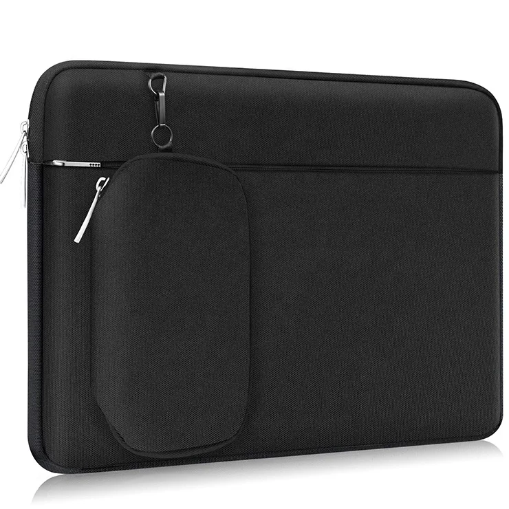 Manufacturer Custom Lightweight Waterproof Fluffy Inner Zipper With Pockets And Detachable Accessories Bag Laptop Sleeve Bag