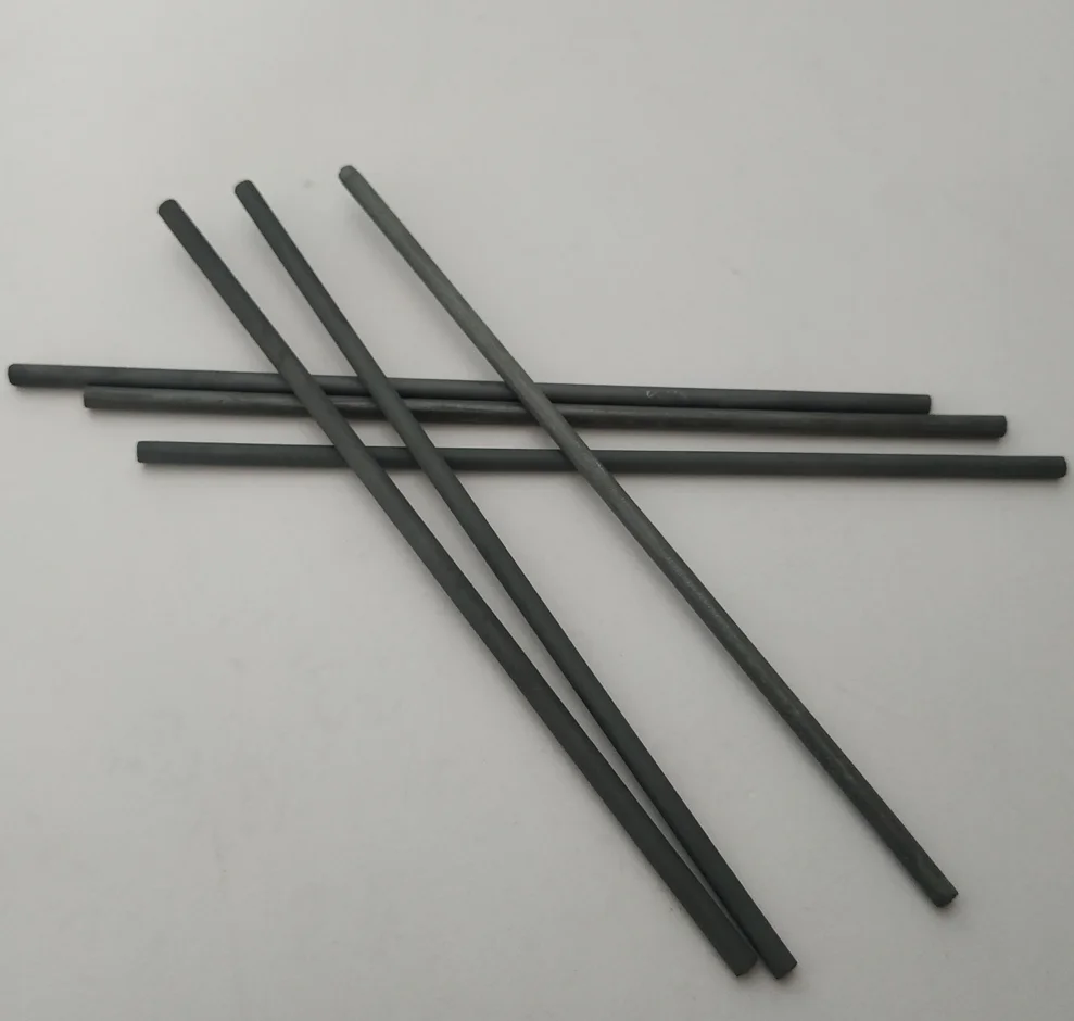 zhijing Silicon carbide Ceramic Stick SSIC Sic Solid  Rod For Kiln Hanging Furniture