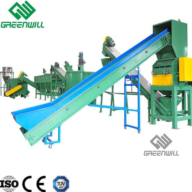 PET bottle recycling machine/plastic washing machine/plastic recycling plant