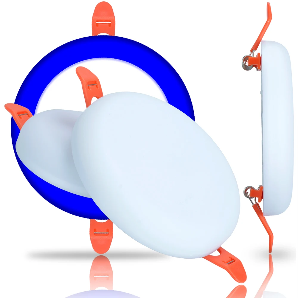 Discoloration Frameless free opening hole down light 36W 6 inch aluminum Round Ultra Slim Adjustable gypsum LED Downlight