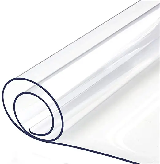 1 MM heavy duty Dust Proof  Crystal Glass Transparent PVC Clear Vinyl fabric