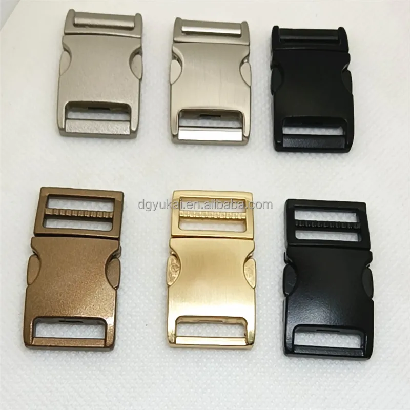 Customized aluminum buckle hardware 15/20/25mm accessory handbag metal buckle