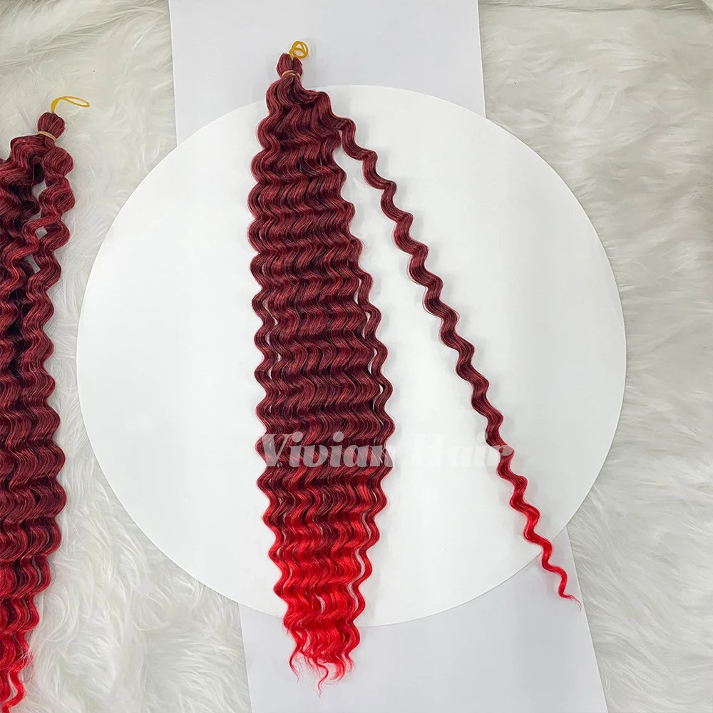 Popular long deep twist braid ombre grey color wand curl kanekalon fiber Aruba curl crochet braiding hair extension wholesale
