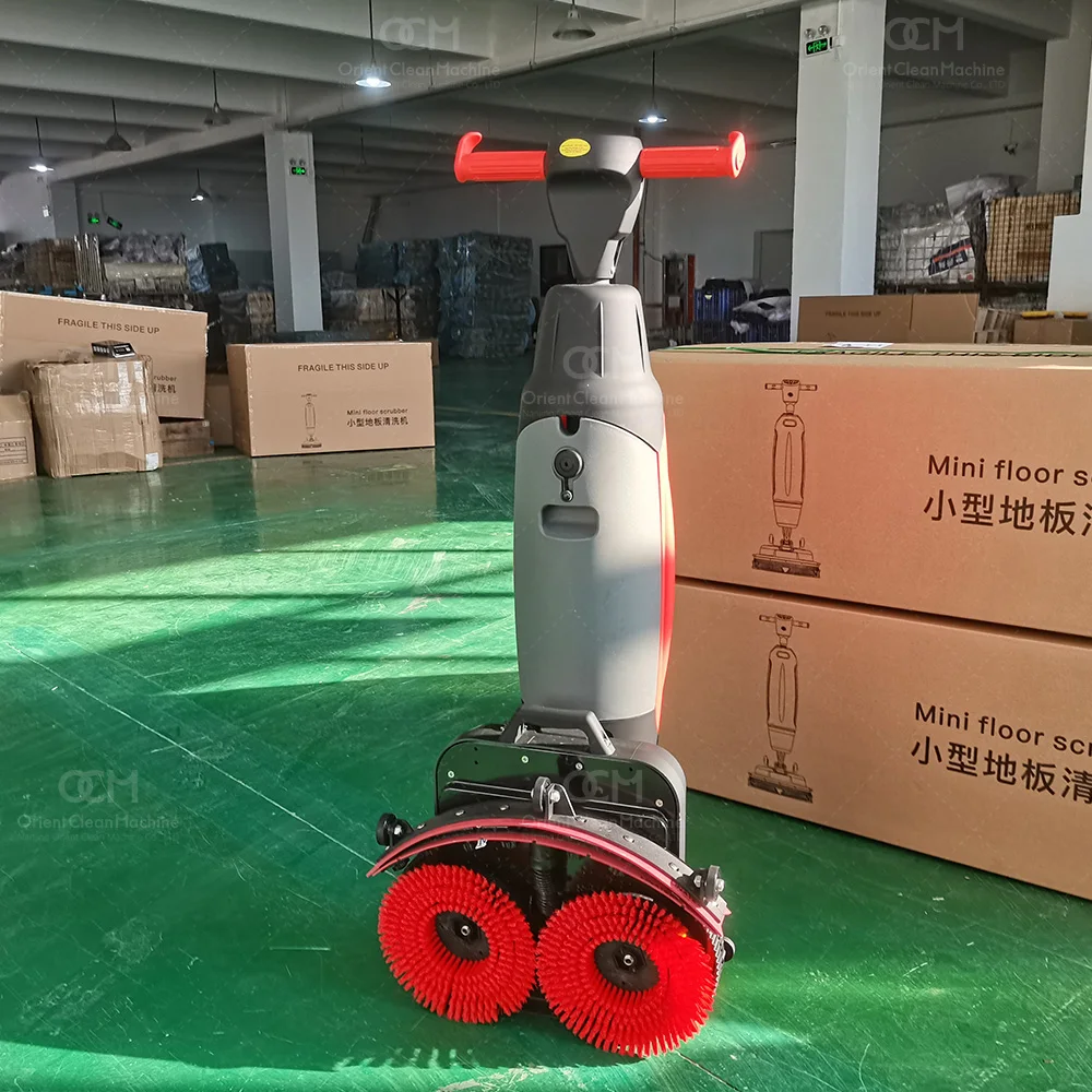 OCM-GB380A marble floor cleaning scrubbing machine walk behind scrubber machine concrete scrubbing machine