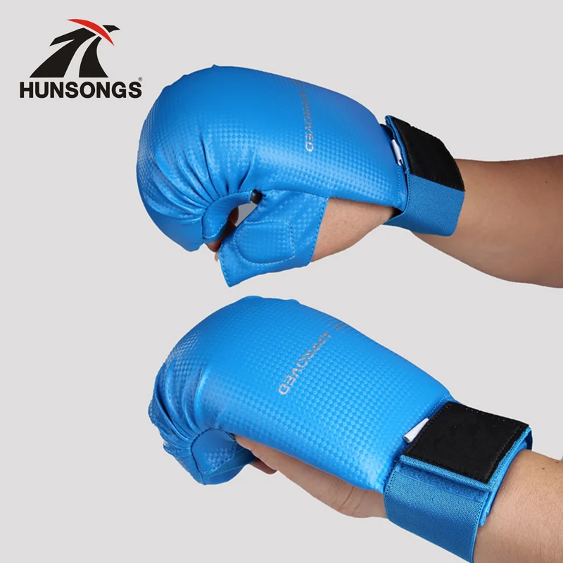 2020 Best selling products high quality cotton elasticated wkf karate gloves approved