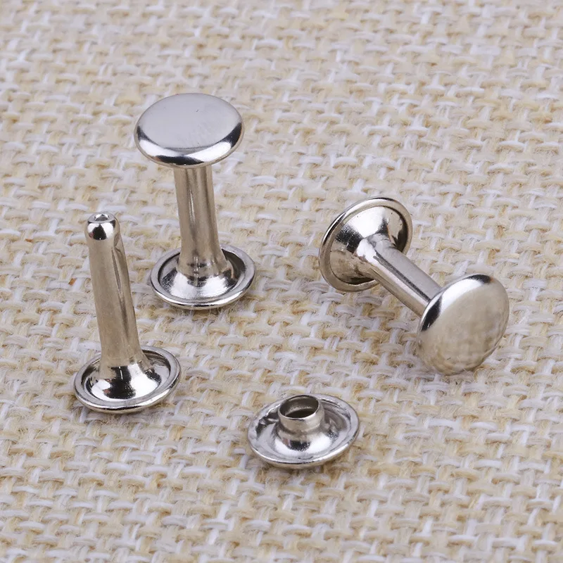 China Custom Engraved PopularRound Logo 8mm Rose Gold Metallic Antique Brass Copper Nickel Aluminum Metal Garment Rivets