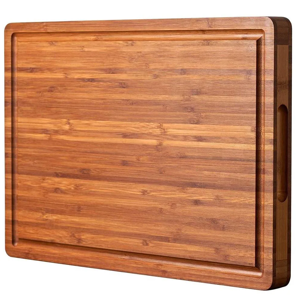 Factory Wholesale Customization Rectangular Kitchen Thick Luxury Large Bamboo Cutting Board