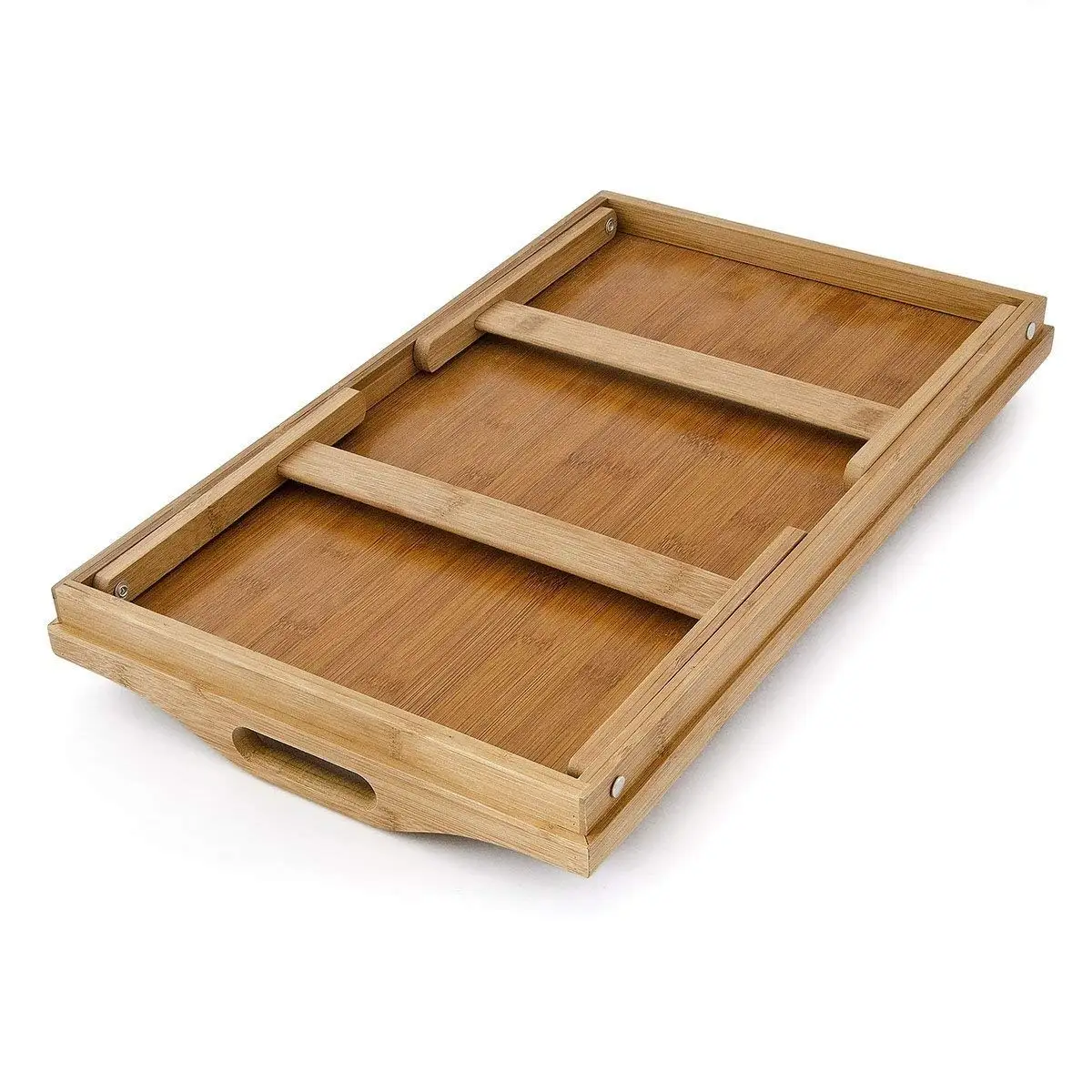 Natural Wholesale Hotel Home Serving Foldable Portable Bamboo Breakfast Table With Legs