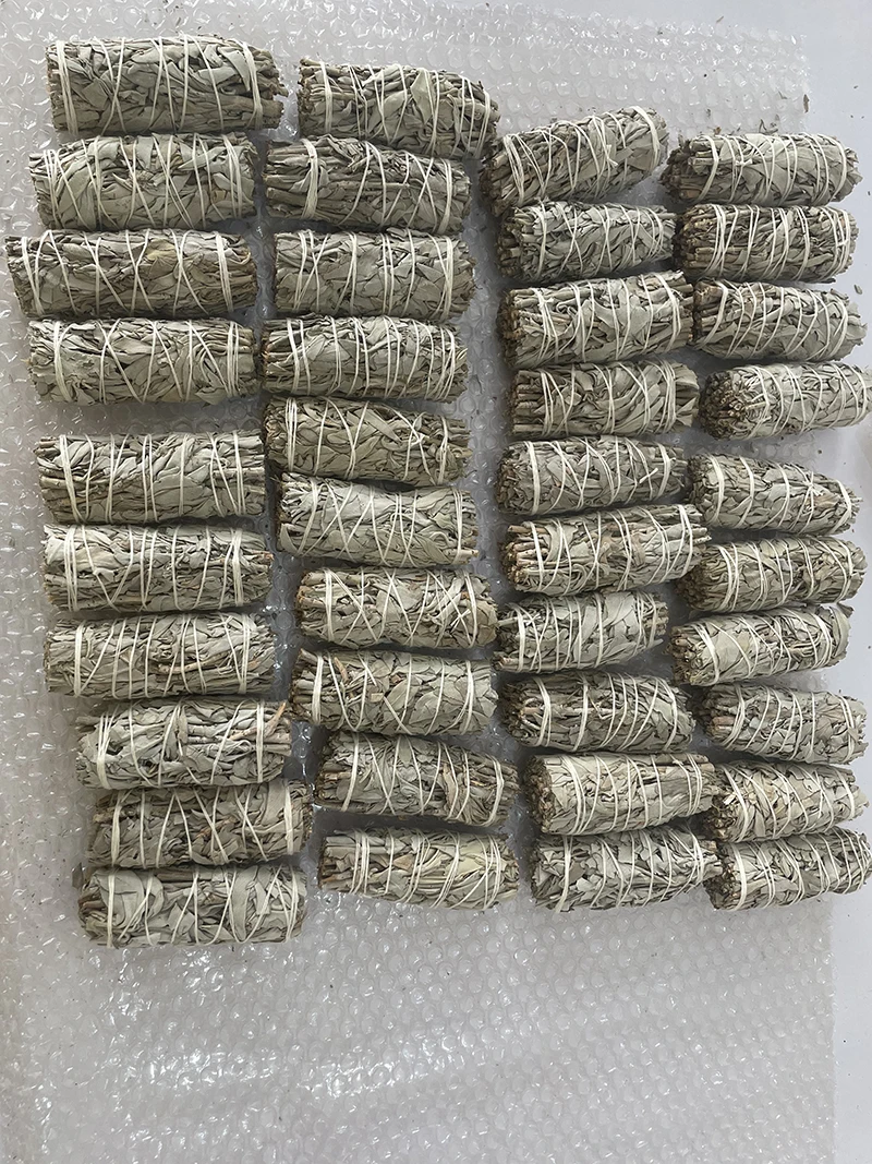 ORGANIC Wholesale different size 4inch ,6inch ,7inch White Sage Bundle Smudges Stick for  Purifying Air Refreshing