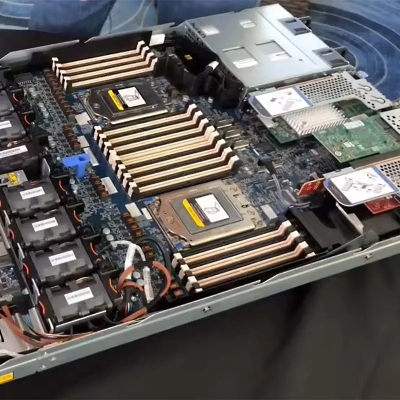 New L enovo ThinkSystem SR645 V2 Server AMD EPYC Processor 1U Rack Server case AI computer server SR645 V2