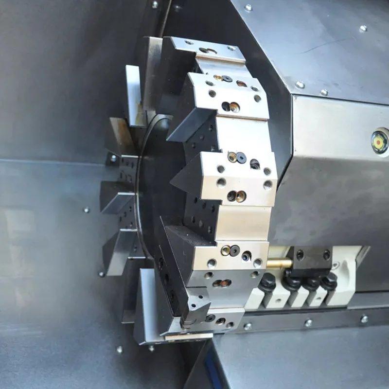 KL28 shenyang automatic pool cue Machine 3 jaw lathe chuck Tool Slant Bed Declined Bed CNC Lathe Machine