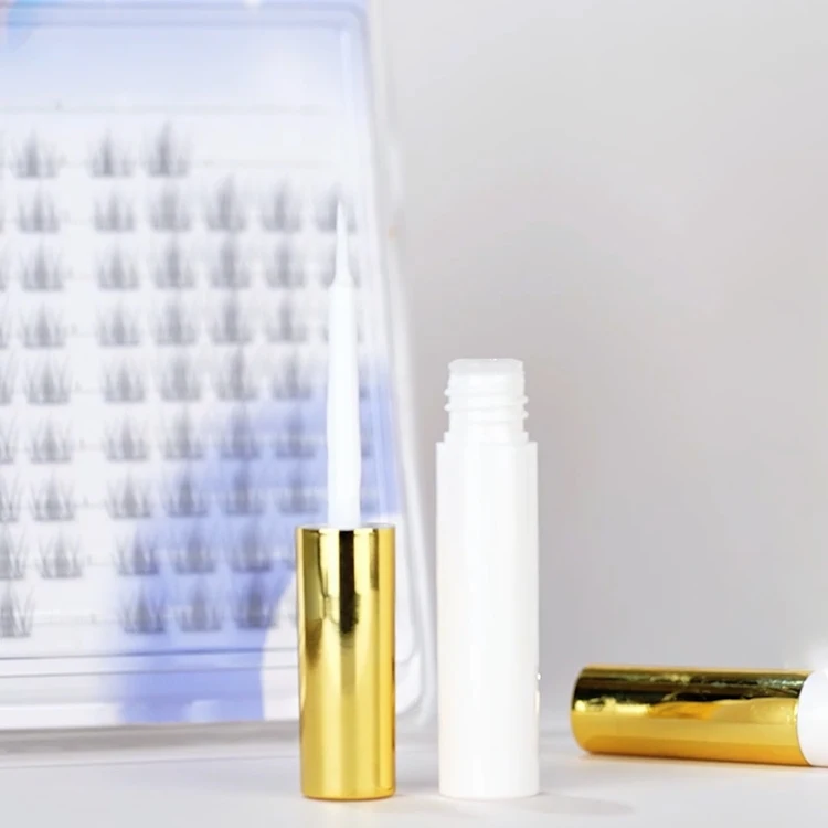 Private Label Premium Eyelash Extension Adhesive Kit Strong Hold Waterproof Glue Rapid Dry Vegan False Lash Glue