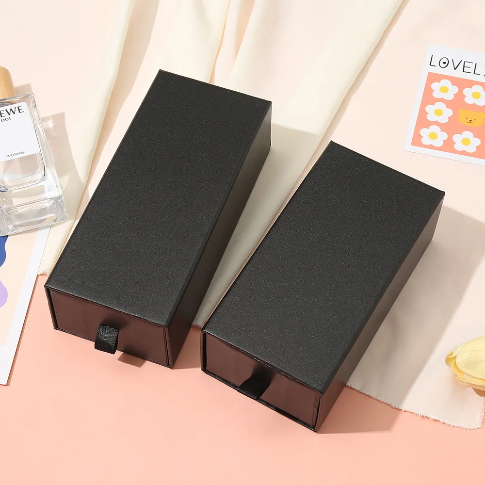 Sliding drawer paper gift boxes sunglasses paper packaging box with custom logo