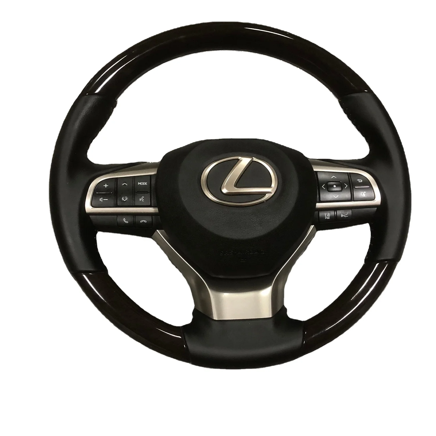 Многофункциональное рулевое колесо из массива дерева Lexus Es 2012-2018 модификация RX Upgrade LX