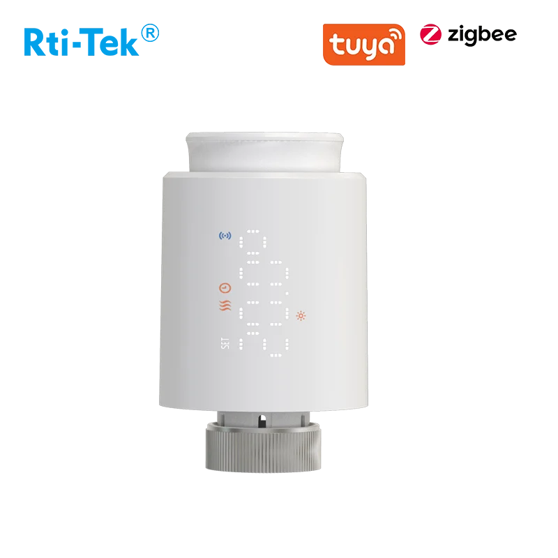 Ultra-low Power  TUYA Smart LED Thermostatic Radiator Valve Zigbee Compatible with Alexa Google Home TRV