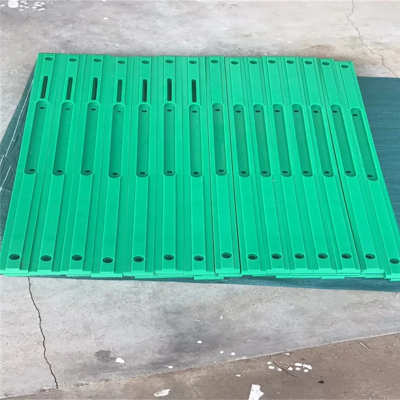 high performance plastic pom slide rail light weight low friction nylon guide rail