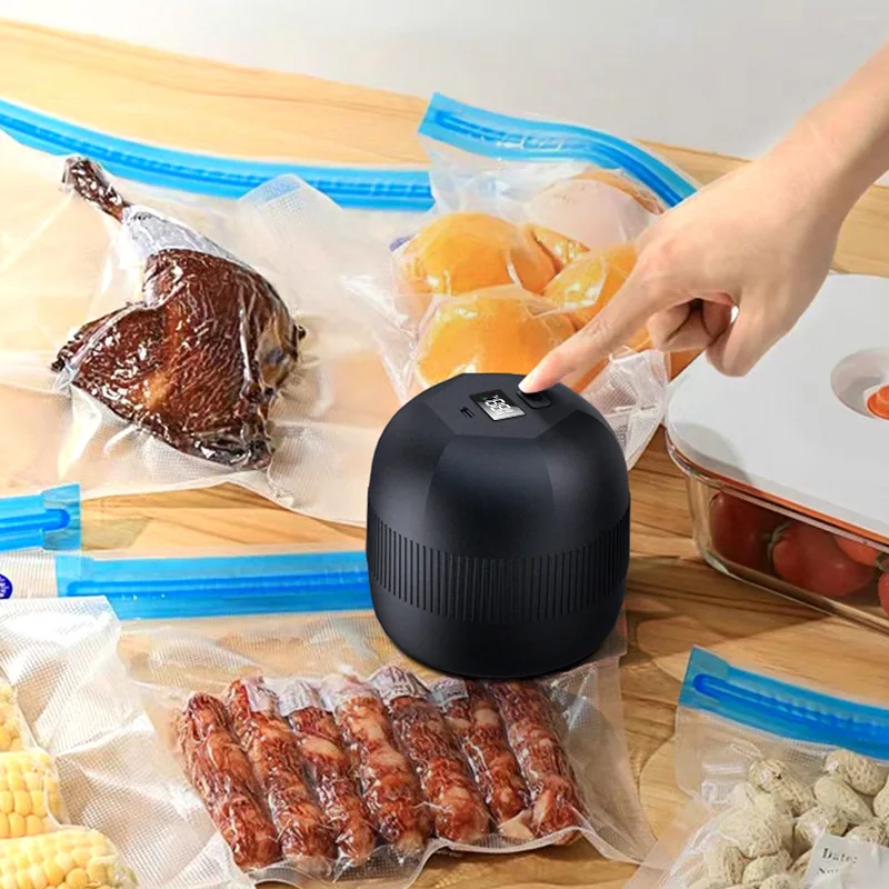 2024 New Electric Mason Jar Recharge Handheld Vacuum Sealer Compatible with Wide Regular Mouth Jars Integration Vacuum Machine