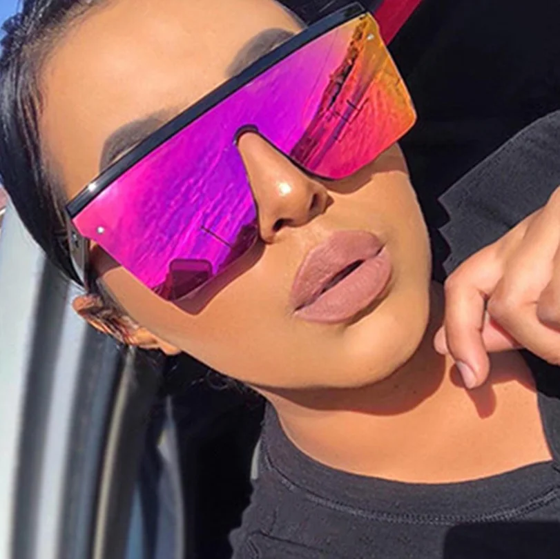 Квадратные винтажные Роскошные негабаритные солнцезащитные очки lentes gafas de sol модные ПК оттенки женские мужские под заказ