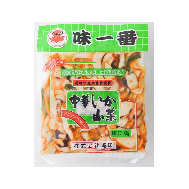 
Japan frozen seasoned squid mouth fish meal great for family dining 