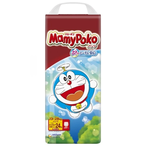 Unicharm Japan MamyPoko Pants Absorb Diaper Softcare Baby Diapers New Born Diapers