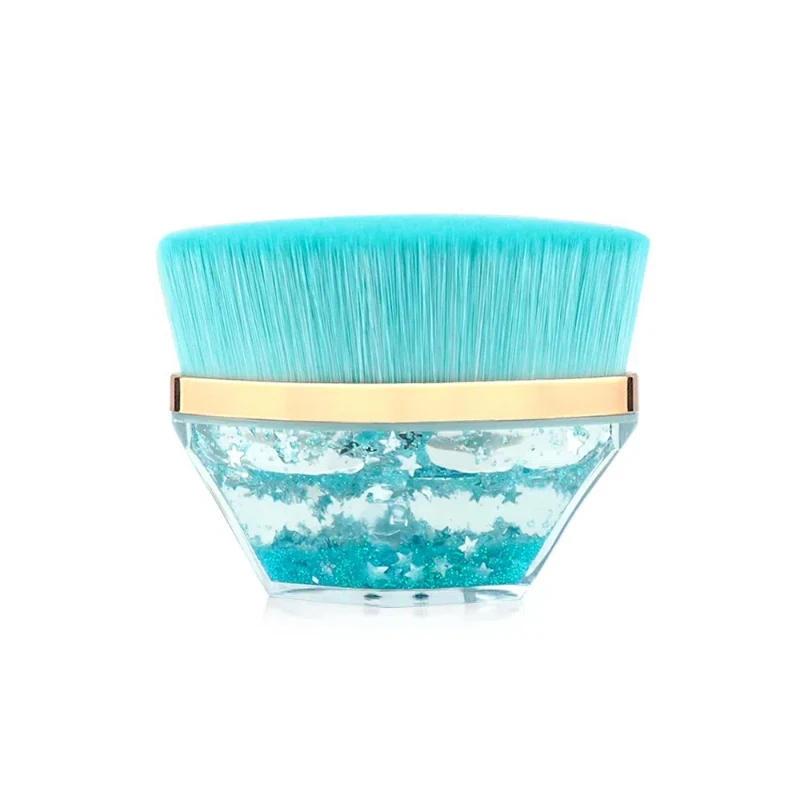 Beautiful Liquid Airless Brush Custom Single Kabuki Foundation Brush Traceless Cream Foundation Blending Brush