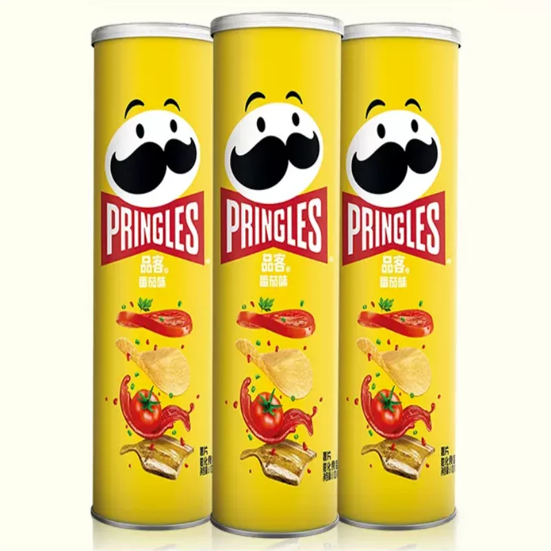 110g Wholesale Snacks Pringles Brand Tomato Flavour Potato Chips Healthy Snacks
