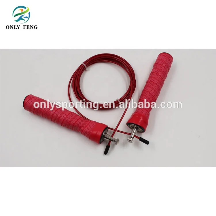 Sweatband Handles Steel Wire Skipping  Jump Rope